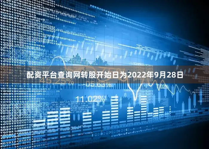 配资平台查询网转股开始日为2022年9月28日